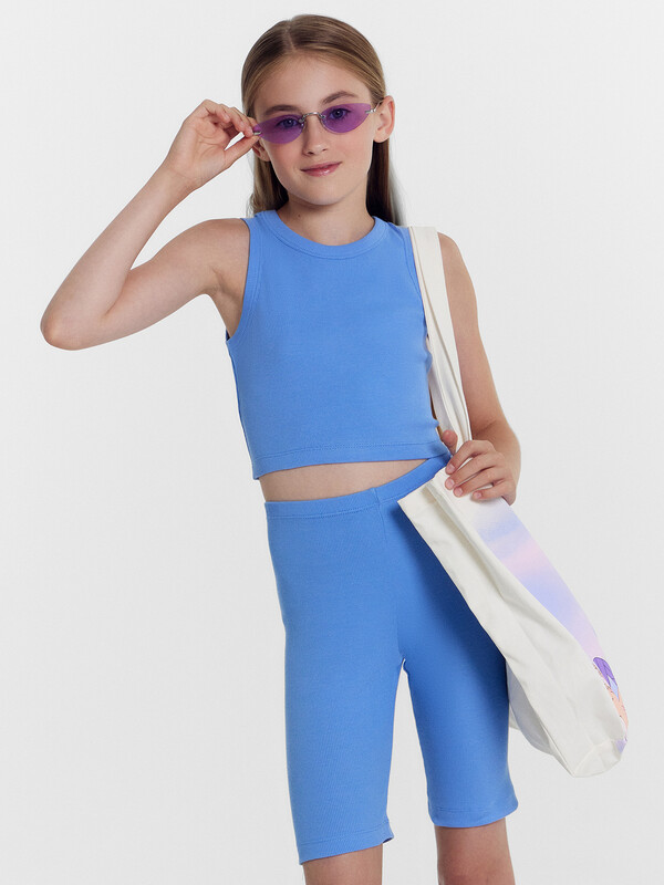 КОМПЛЕКТ ДЛЯ ДЕВОЧЕК (ТОП, ШОРТЫ) 397730