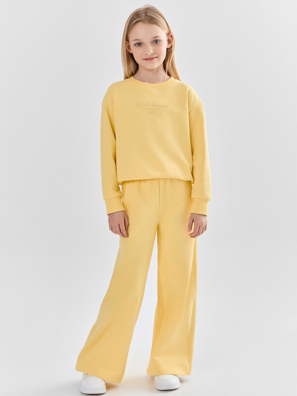 КОМПЛЕКТ ДЛЯ ДЕВОЧЕК (СВИТШОТ, БРЮКИ) 397749