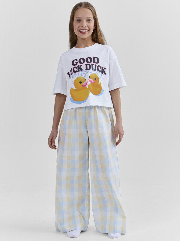 КОМПЛЕКТ ДЛЯ ДЕВОЧЕК (ФУТБОЛКА, БРЮКИ) 567749