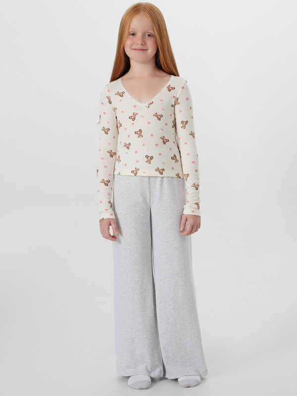 КОМПЛЕКТ ДЛЯ ДЕВОЧЕК (ДЖЕМПЕР, БРЮКИ) 567758