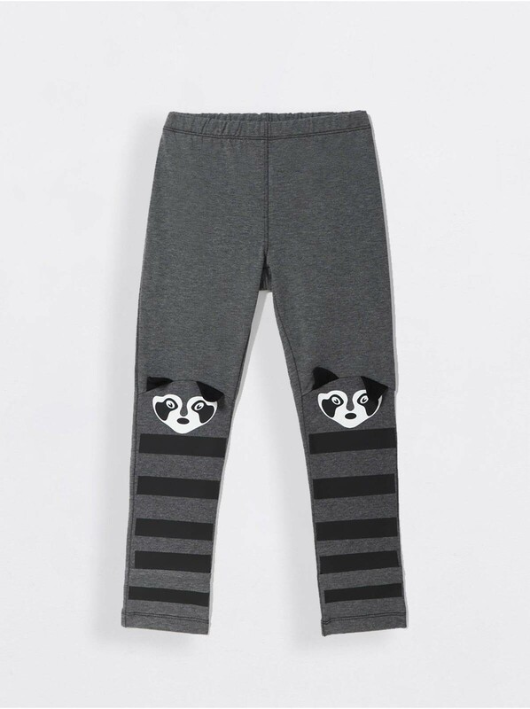 Леггинсы для девочек Conte-kids Веселые леггинсы с рисунком "енот" FANCY