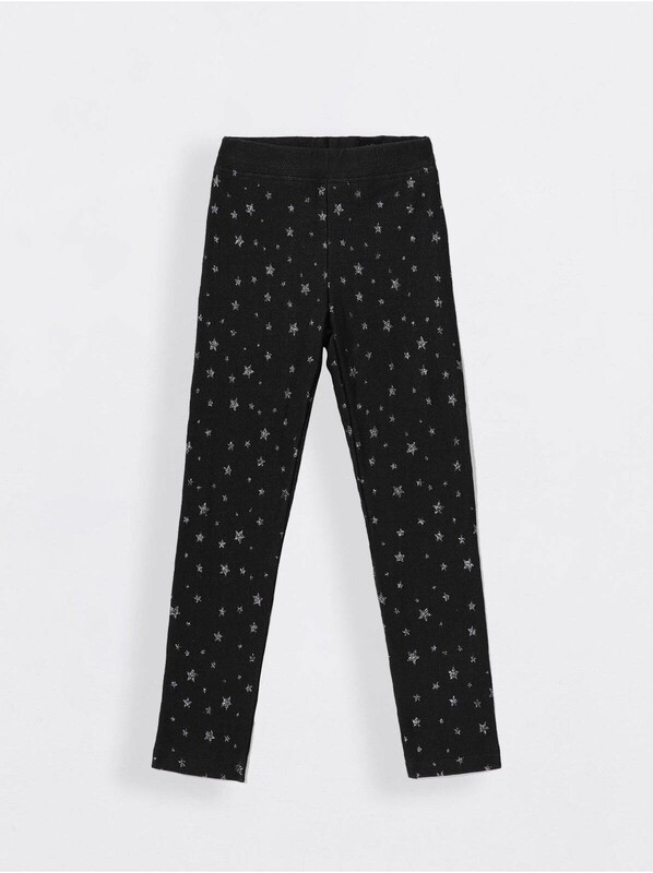 Леггинсы для девочек CONTE Ультрамодные джеггинсы с термоэффектом STAR WAY, 18С-575ДТСП nero STAR WA