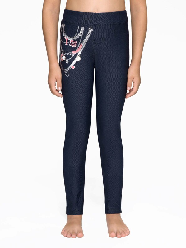 Леггинсы CONTE PUNK FUN-1 Джеггинсы с оригинальным рисунком "Цепочки"