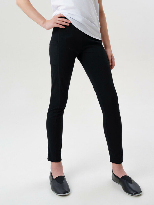 Брюки трикотажные для девочек (легинсы) спортивного назначения