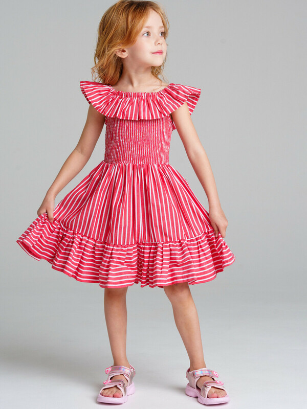 Платье текстильное для девочек