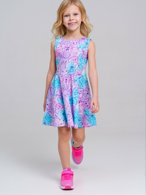 Платье текстильное для девочек