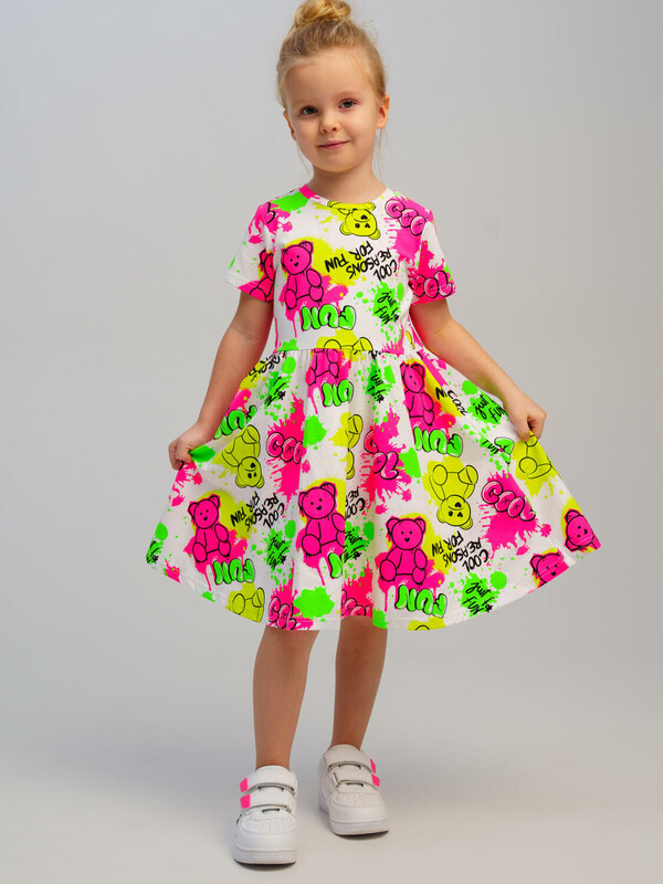 Платье трикотажное для девочек