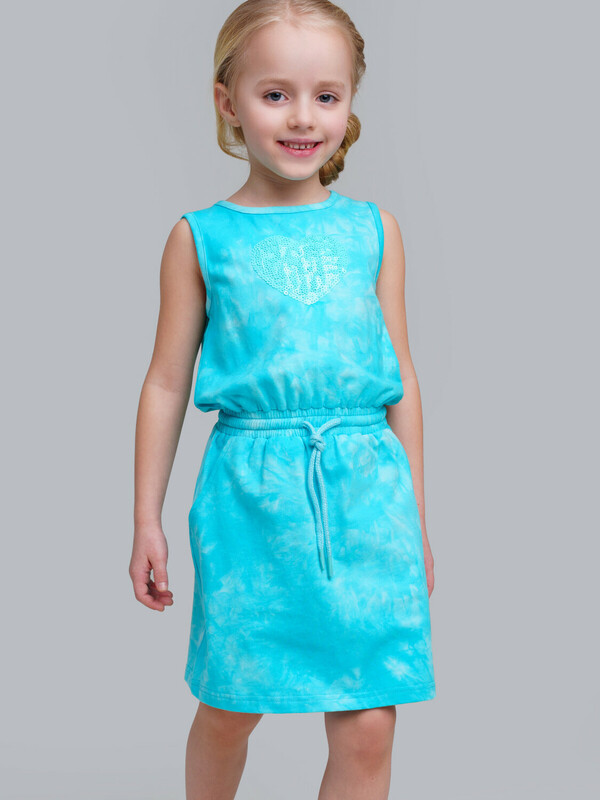 Платье трикотажное для девочек