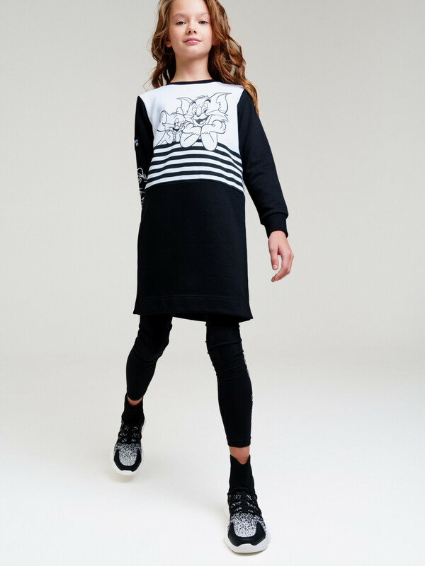 Платье трикотажное для девочек