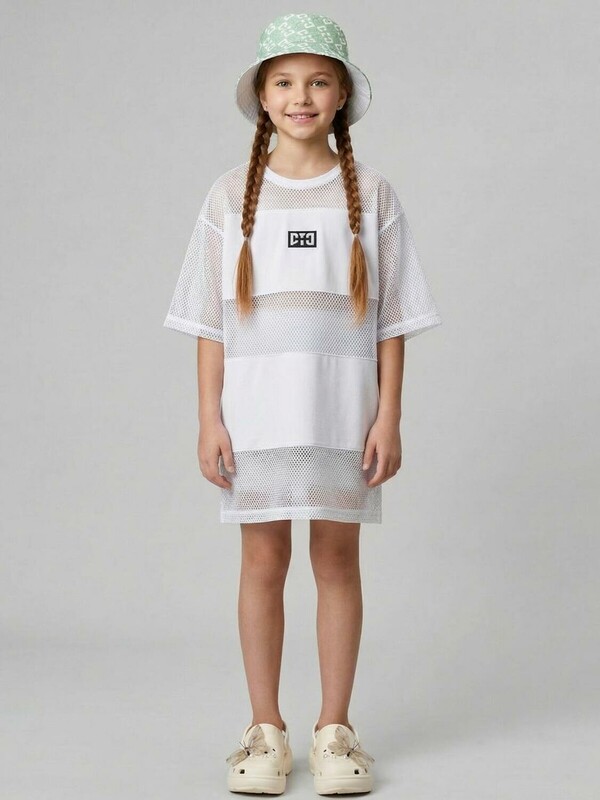 Платье трикотажное для девочек