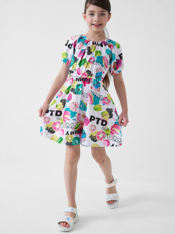 Платье трикотажное для девочек