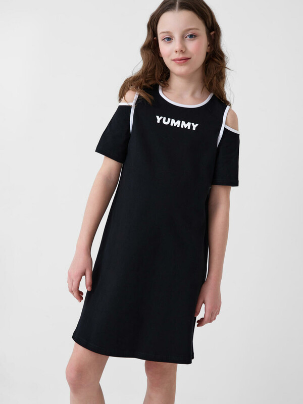 Платье трикотажное для девочек