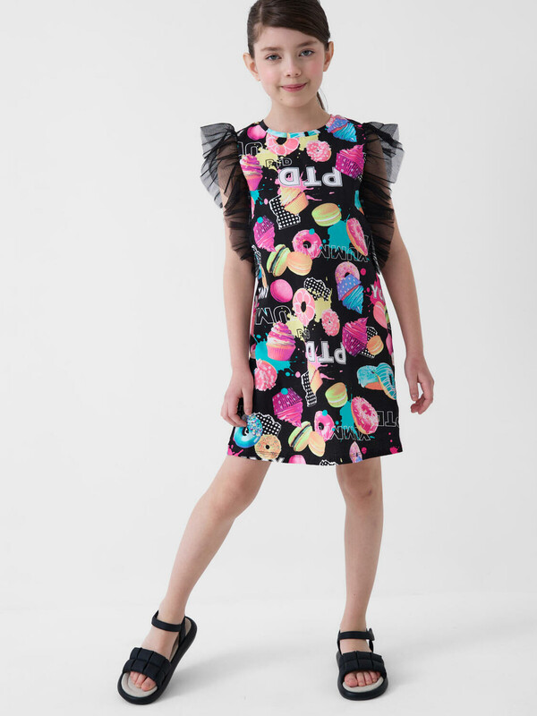 Платье трикотажное для девочек