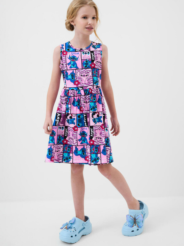 Платье трикотажное для девочек