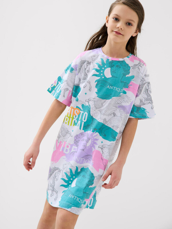 Платье трикотажное для девочек