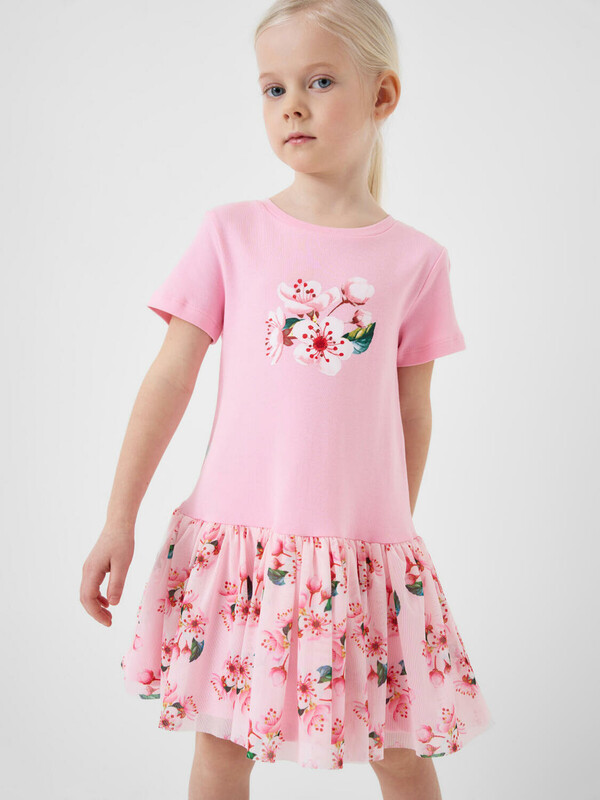 Платье трикотажное для девочек