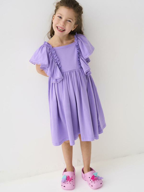Платье трикотажное для девочек