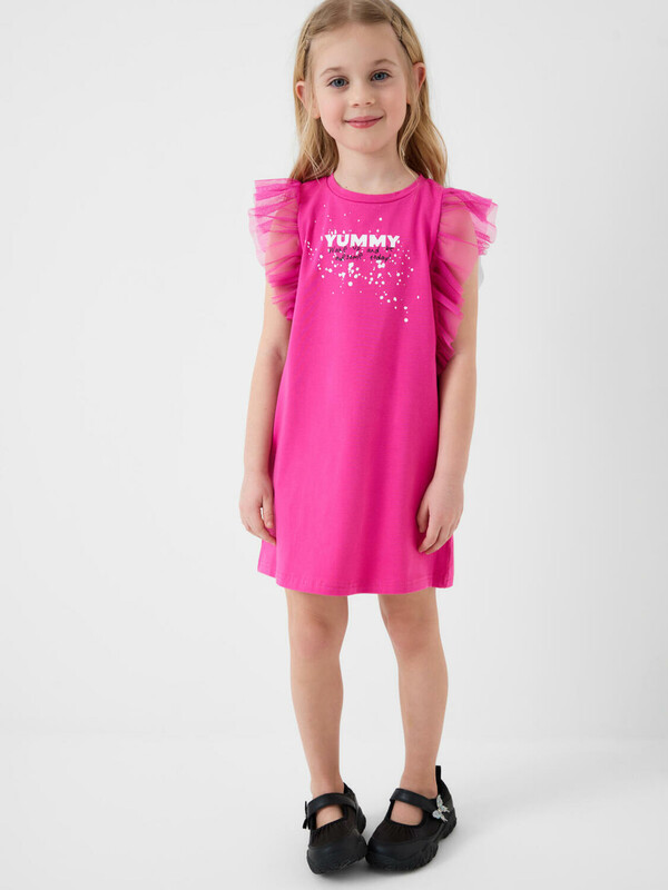 Платье трикотажное для девочек