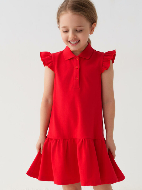 Платье трикотажное для девочек