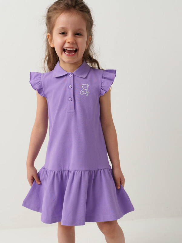 Платье трикотажное для девочек