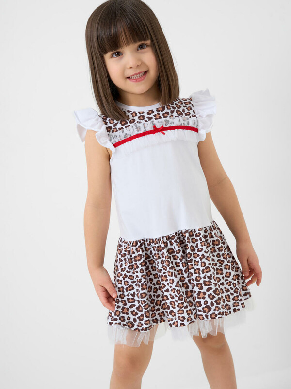 Платье трикотажное для девочек