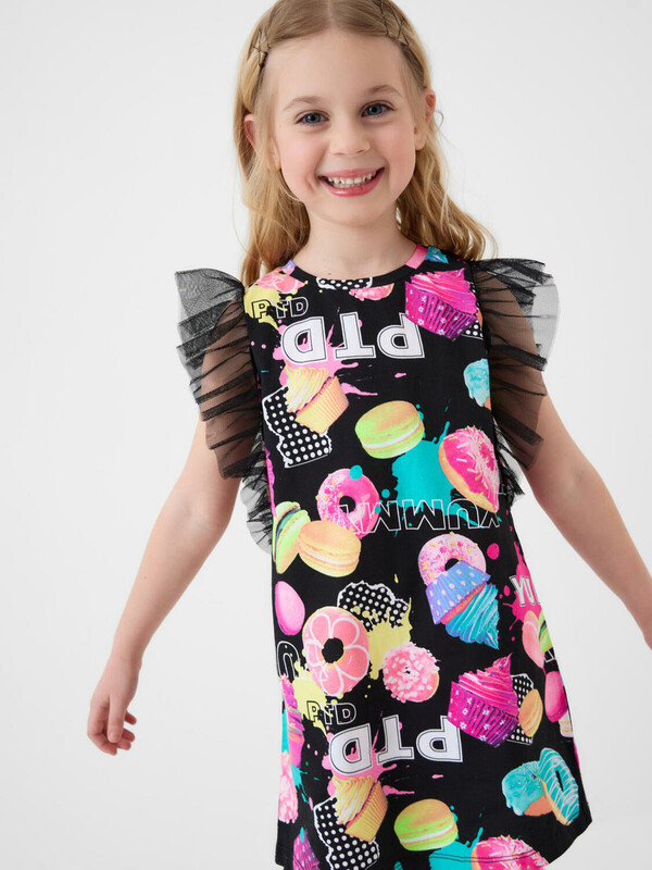 Платье трикотажное для девочек