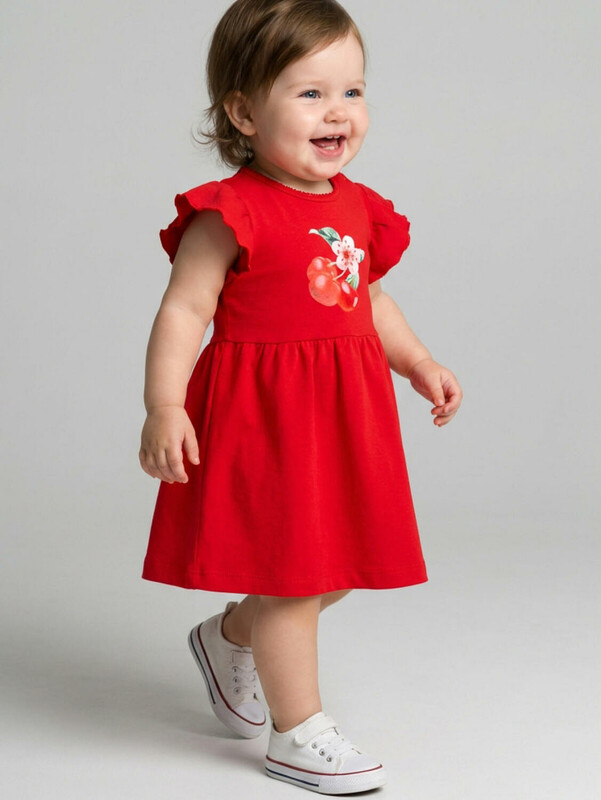 Платье детское трикотажное для девочек