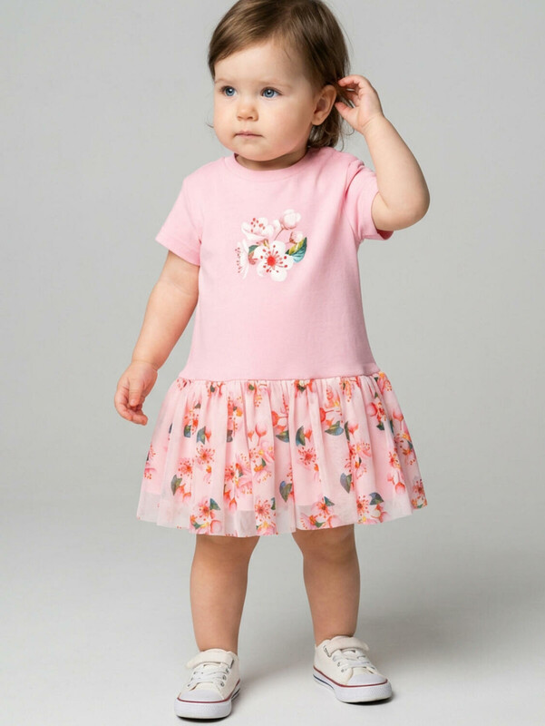 Платье трикотажное для девочек