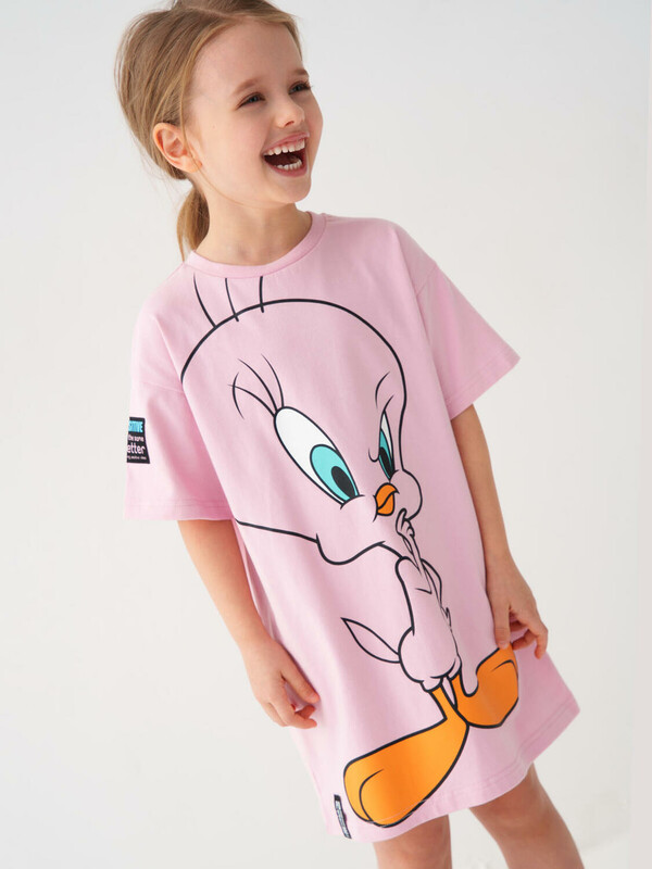 Платье трикотажное для девочек