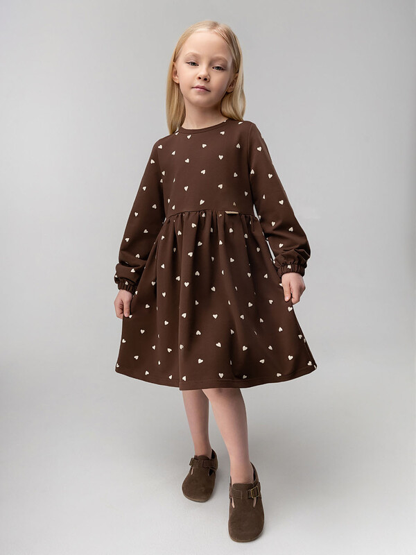 Платье с сердечками