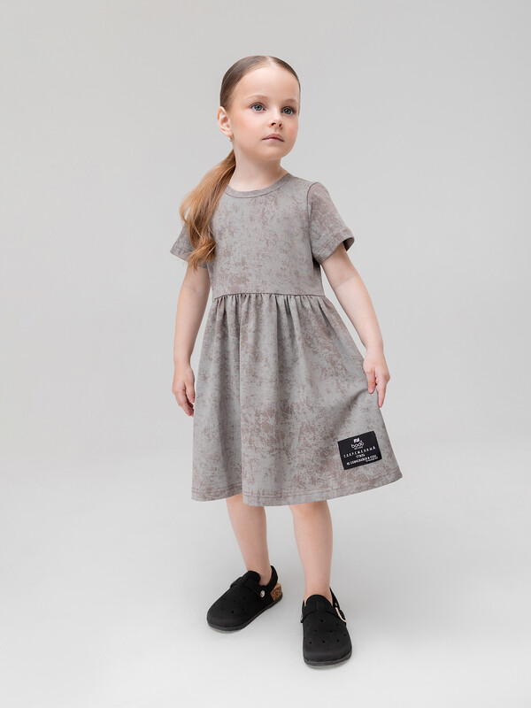 Платье с коротким рукавом