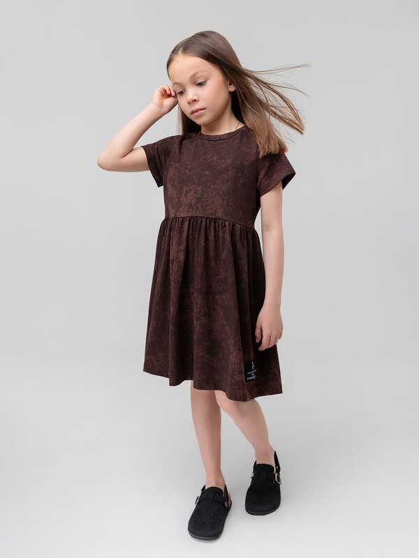 Платье с коротким рукавом