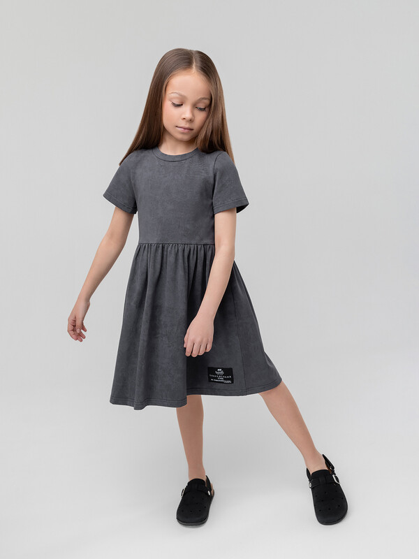 Платье с коротким рукавом