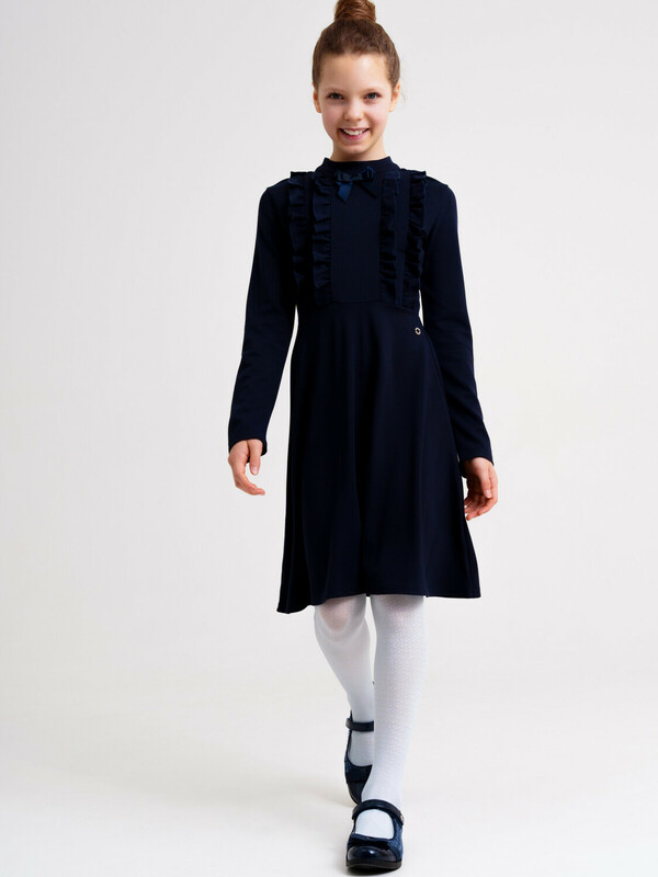 Платье трикотажное для девочек