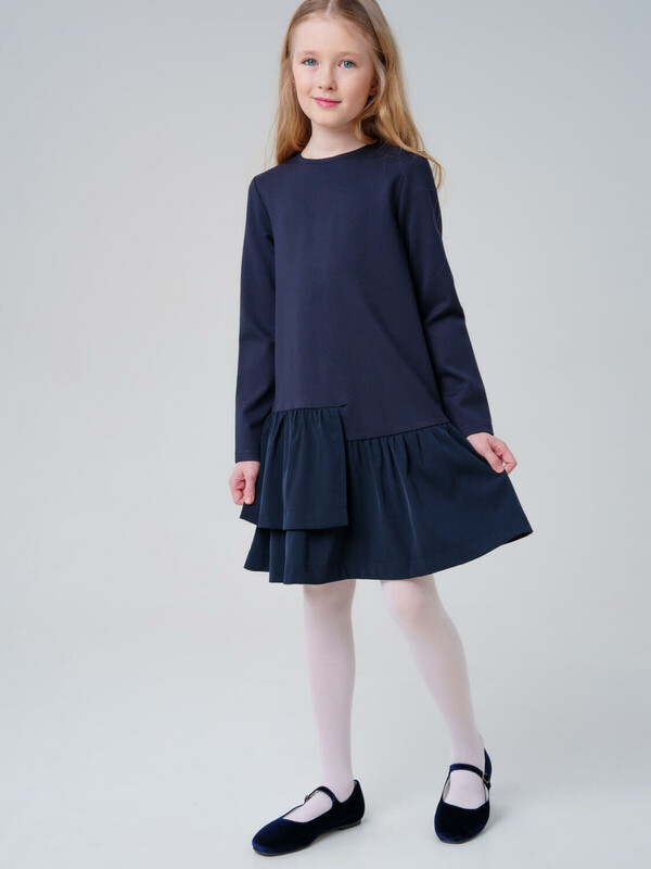 Платье трикотажное для девочек
