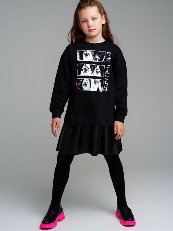 Платье трикотажное для девочек