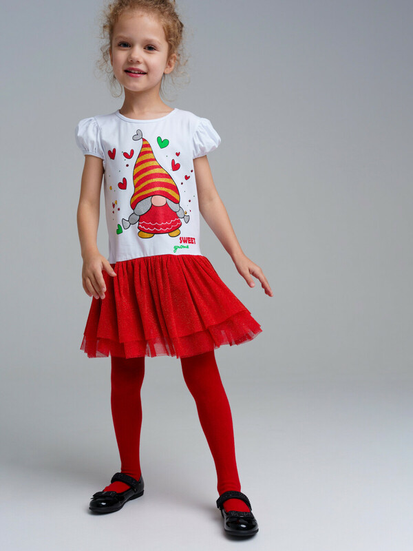 Платье трикотажное для девочек