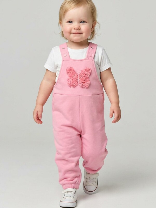 Полукомбинезон детский трикотажный для девочек