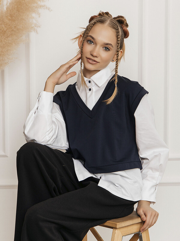 Рубашка обманка Молли (075 ш25)