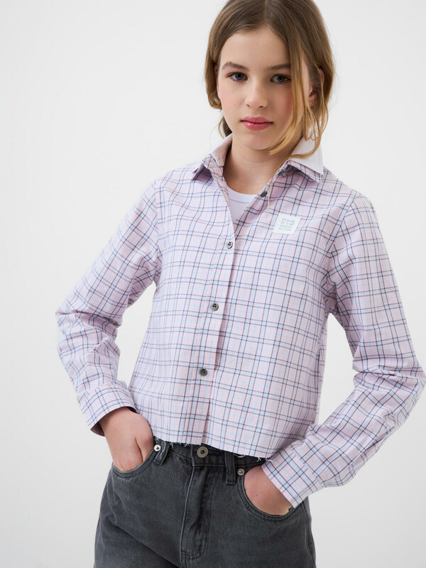 Рубашка текстильная для девочек