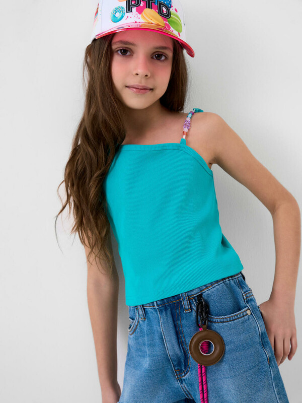 Топ трикотажный для девочек