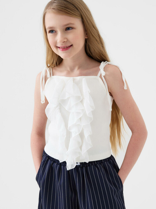 Топ трикотажный для девочек
