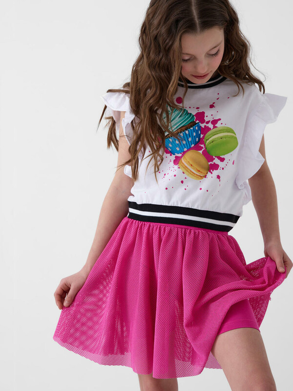 Юбка-легинсы трикотажные для девочек