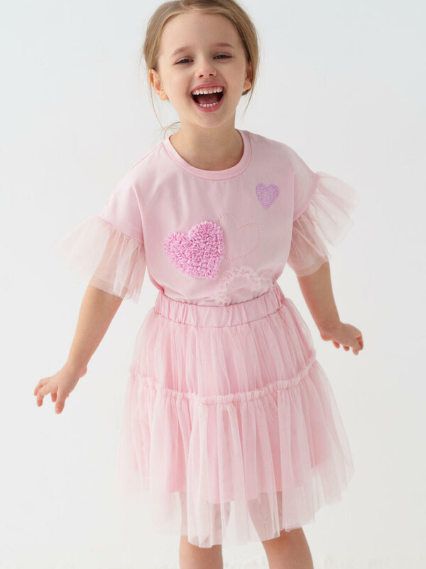 Юбка трикотажная для девочек