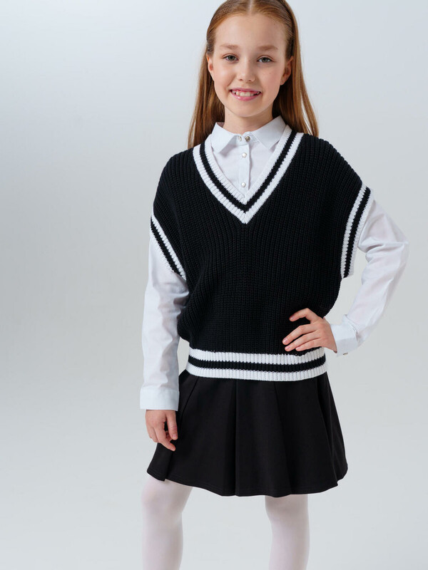 Жилет трикотажный для девочек