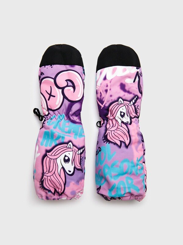 Краги текстильные для девочек