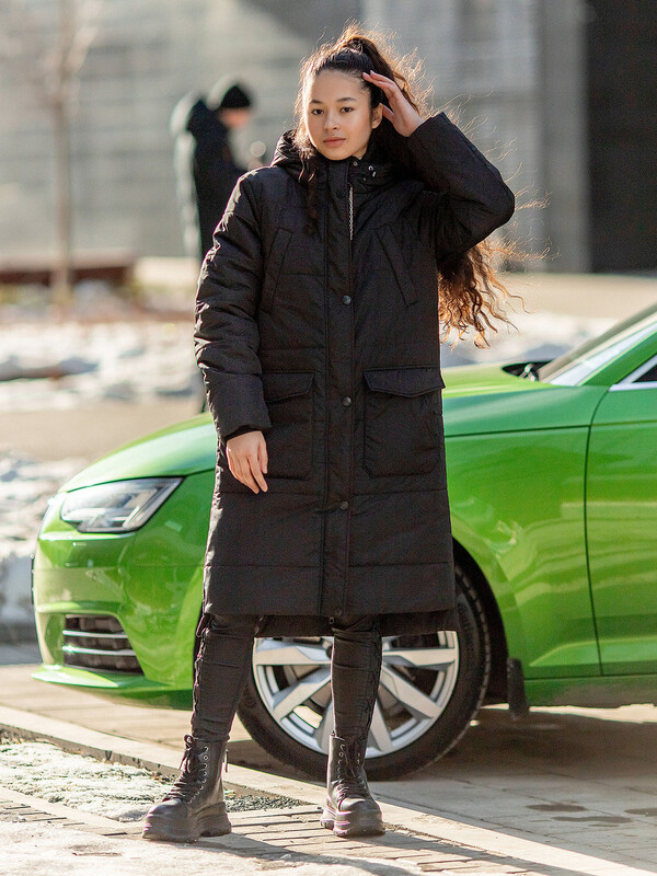 Пальто для девочки Лиана (-23з)