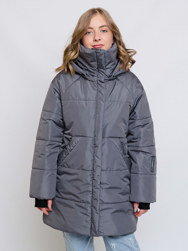 741-25з-1 Парка-пальто для девочки «ХЛОЯ»