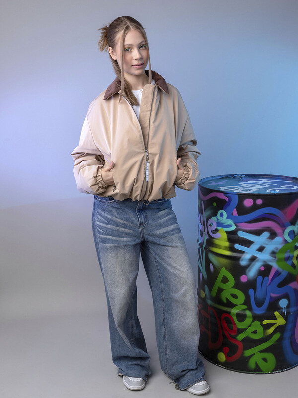 Куртка-бомбер для девочки Мирэль (0274-26в)