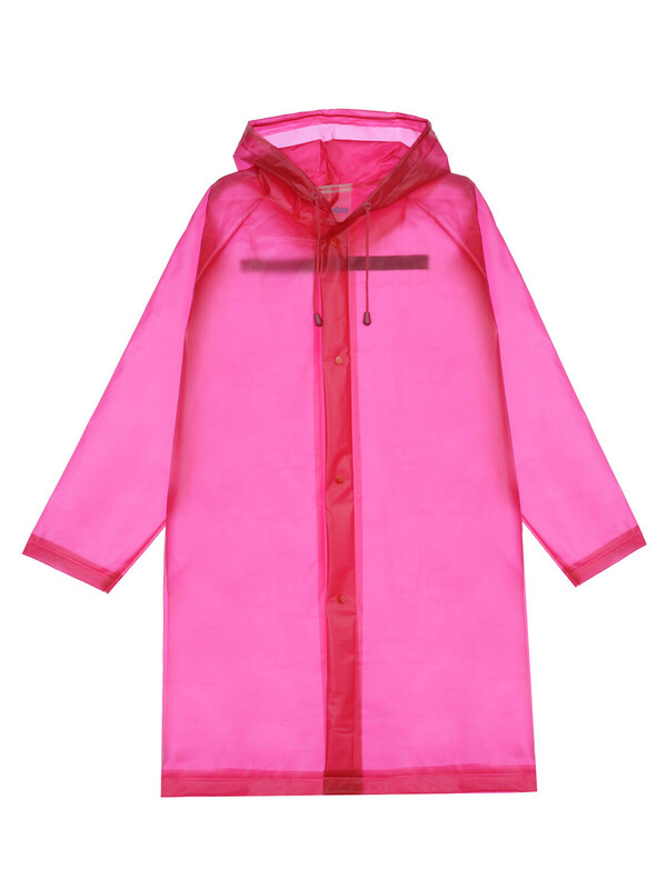 Плащ из полимерного материала для девочек (дождевик)